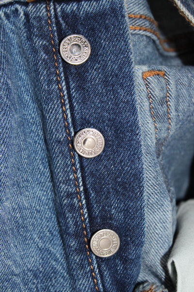 Levi Strauss & Co Unisex Straight High Rise Blue Jeans Size 26