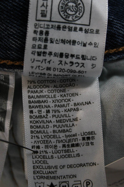 Levi Strauss & Co Unisex Straight High Rise Blue Jeans Size 26
