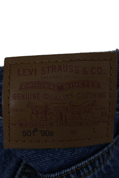 Levi Strauss & Co Unisex Straight High Rise Blue Jeans Size 26