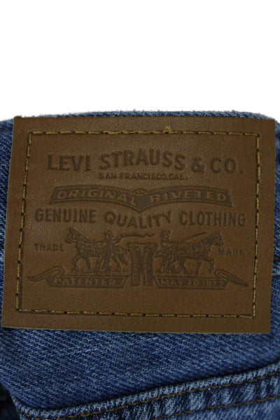 Levis Unisex Adults Straight Blue Jeans Cotton Size 25