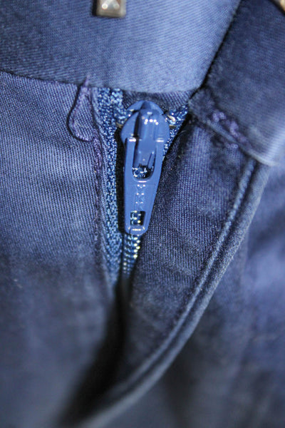 Bonobos Mens Chino Pants Blue 100% Cotton Zip Fly 32 Inseam Size 35