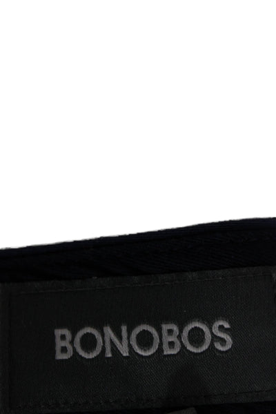 Bonobos Mens Chino Pants Blue 100% Cotton Zip Fly 32 Inseam Size 35