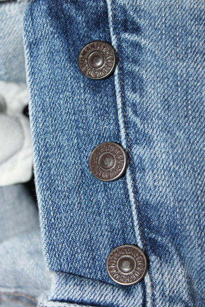 Citizens of Humanity Mens Tapered Distressed Blue High Rise Jeans Size 27