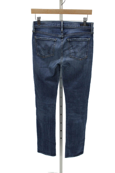 Citizens of Humanity Women Straight High Rise Blue Jeans Size 27