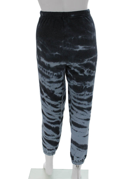 Splendid Unisex Adults Blue Tie Dye Pullover Sweatshirt Long Sleeve Size S