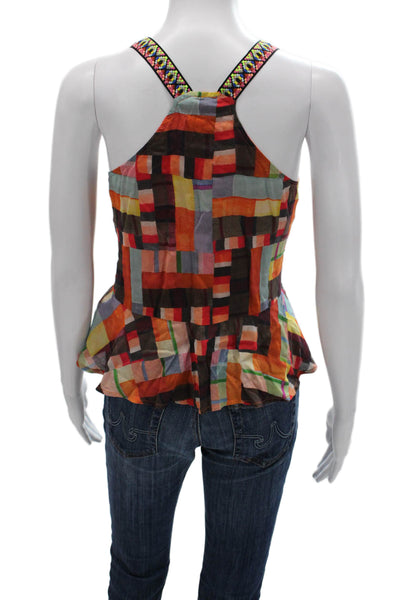 Pilcro Anthropologie Women Multicolor Boho Sweetheart Camisole Size S