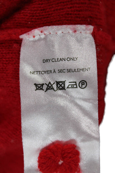 Pilcro Anthropologie Women Pullover Cashmere Mock Neck Sweater Red Size 2X