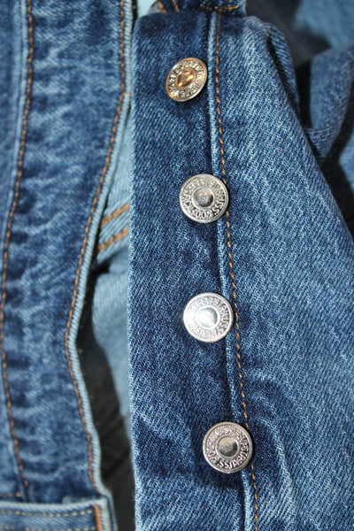 Levis Unisex Adults Straight Blue Jeans High Rise Size 30