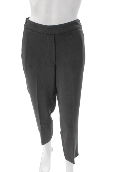 J Crew Womens Ankle Gray Wool Pants Solid Fall Size 6