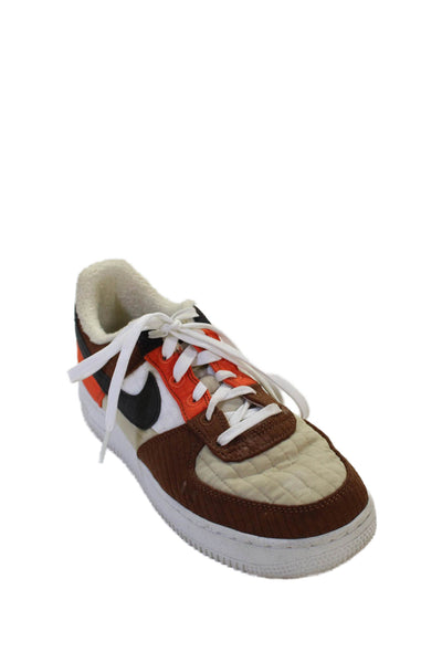 Nike Womens Lace Up Air Force 1 Low LXX Toasty Sneakers Brown White Size 8.5