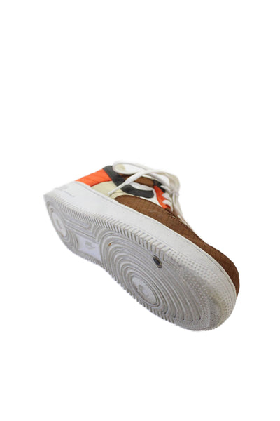Nike Womens Lace Up Air Force 1 Low LXX Toasty Sneakers Brown White Size 8.5