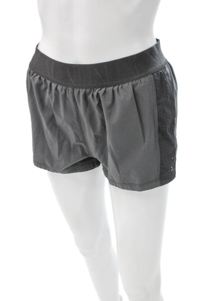 ALALA Women Athletic Gray Wool Blend Shorts Size S
