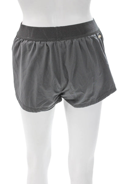 ALALA Women Athletic Gray Wool Blend Shorts Size S