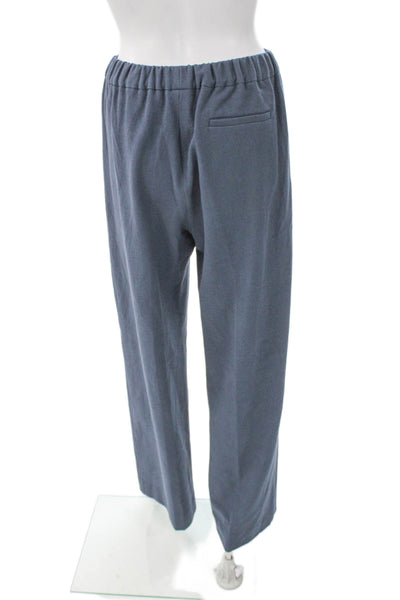QL2 Unisex Adults Blue Elastic Waist 100% Cotton Pants Size 42