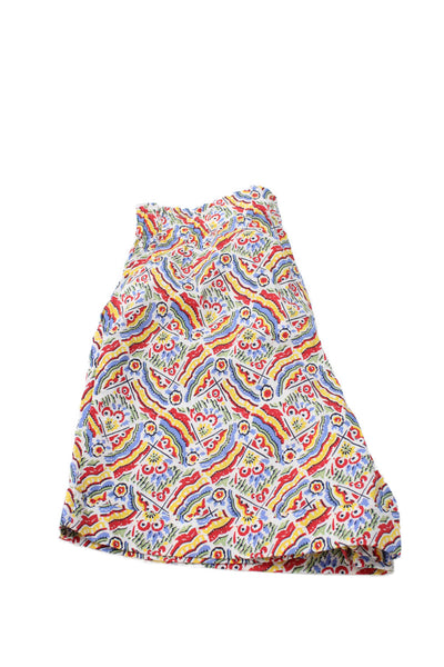 Polo Ralph Lauren Girls Elastic Waist Pull-On Multicolor Shorts Size 14
