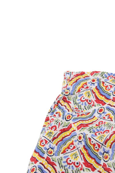 Polo Ralph Lauren Girls Elastic Waist Pull-On Multicolor Shorts Size 14
