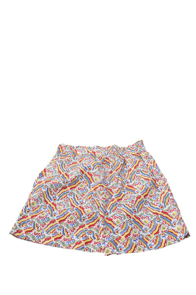 Polo Ralph Lauren Girls Elastic Waist Pull-On Multicolor Shorts Size 14