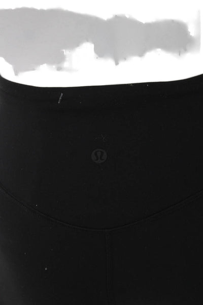Lululemon Womens Ankle Leggings Gray Nylon Size 2