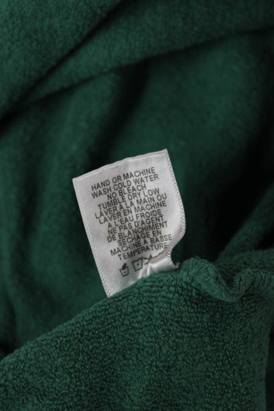 Wildfox Teens Pullover V-Neck Green Cotton Graphic Apres-Ski Winter Size M