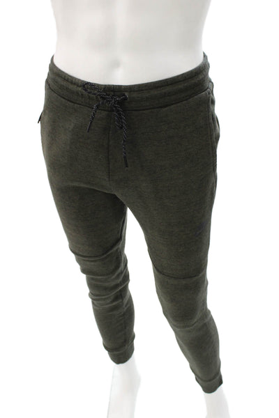 Nike Mens Jogger Pants Green Cotton Drawstring Size M