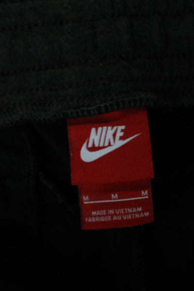 Nike Mens Jogger Pants Green Cotton Drawstring Size M