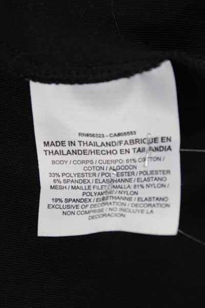 Nike Unisex Adults Black Track Jacket Zip Collar Long Sleeve Size S