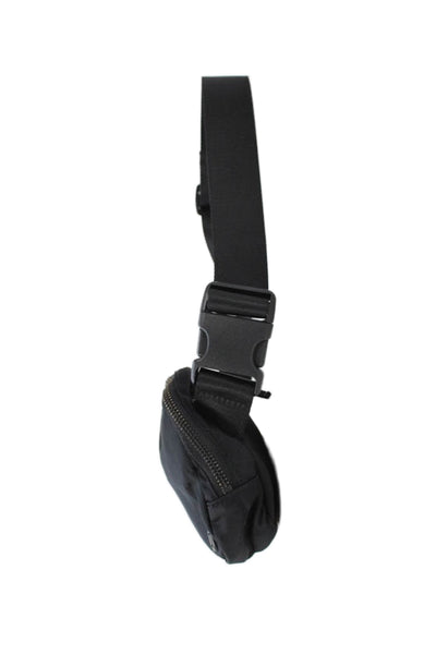 Lululemon Womens Zipper Closure Adjustable Strap Belt Bag Black
