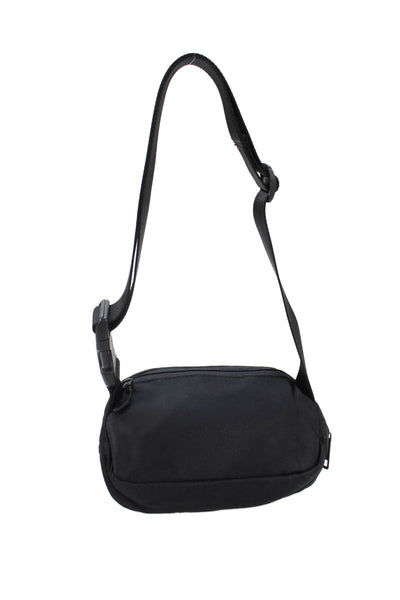 Lululemon Womens Zipper Closure Adjustable Strap Belt Bag Black