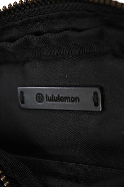 Lululemon Womens Zipper Closure Adjustable Strap Belt Bag Black