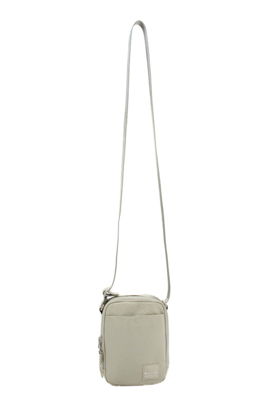 Lululemon Womens Zip Around Closure Crossbody Shoulder Handbag Beige
