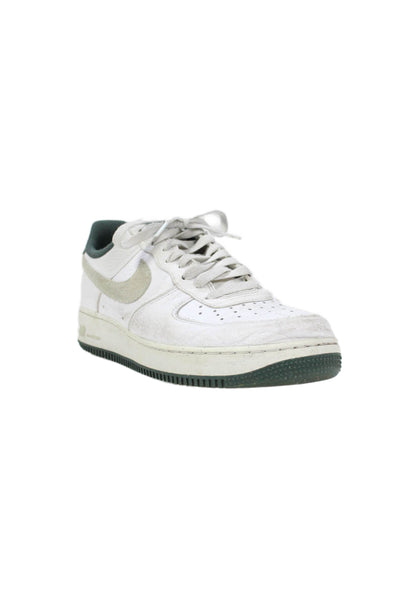 Nike Men's Leather Lace Up Trainer Sneaker White Size 8