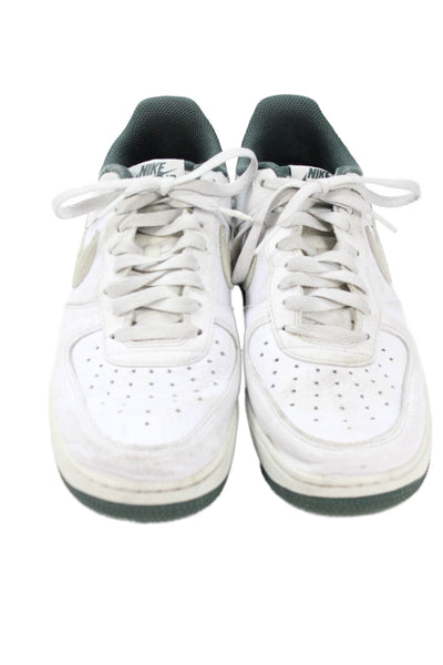 Nike Men's Leather Lace Up Trainer Sneaker White Size 8