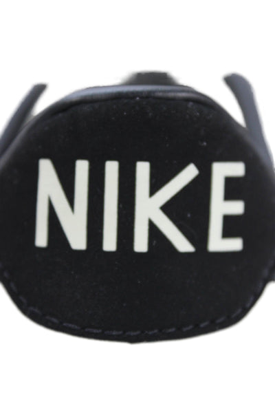 Nike Men's Leather Lace Up Trainer Sneakers White/Black Size 8