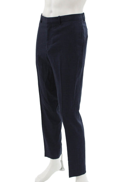Theory Mens 2 Piece Wool Suit Blue Size 42