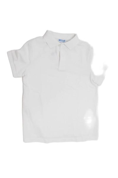 Jacadi Boys Short Sleeves Polo Shirt White Size 10