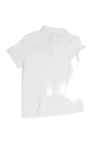 Jacadi Boys Short Sleeves Polo Shirt White Size 10