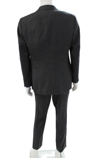 John Varvatos Star USA Mens Wool Gray 2 Piece Suit Size 42