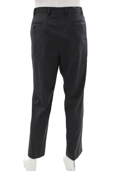 John Varvatos Star USA Mens Wool Gray 2 Piece Suit Size 42