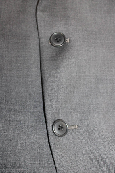 John Varvatos Star USA Mens Wool Gray 2 Piece Suit Size 42