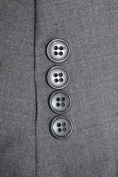 John Varvatos Star USA Mens Wool Gray 2 Piece Suit Size 42