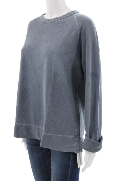 Standard James Perse Womens Pullover Sweatshirt Gray Cotton Crewneck Size 1