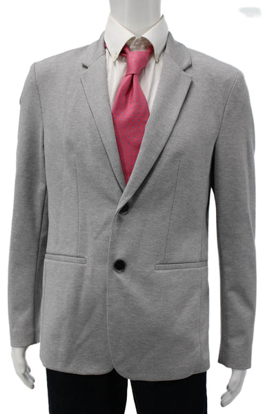 Zara Mens Blazer Gray Polyester Business Size L
