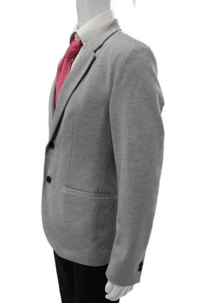 Zara Mens Blazer Gray Polyester Business Size L