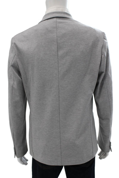 Zara Mens Blazer Gray Polyester Business Size L
