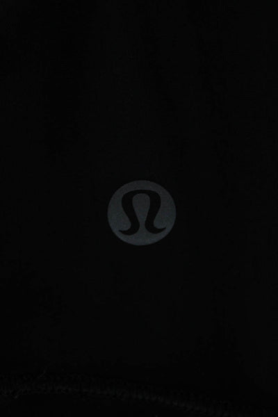 Lululemon Women Basic Scoop Neck Sleeveless Tank Nylon Pullover Black Size 10
