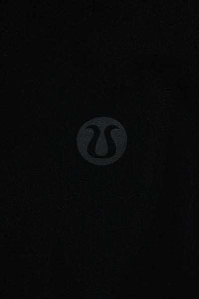 Lululemon Women Basic Sleeveless Tank Black Nylon Round Neck Size 10