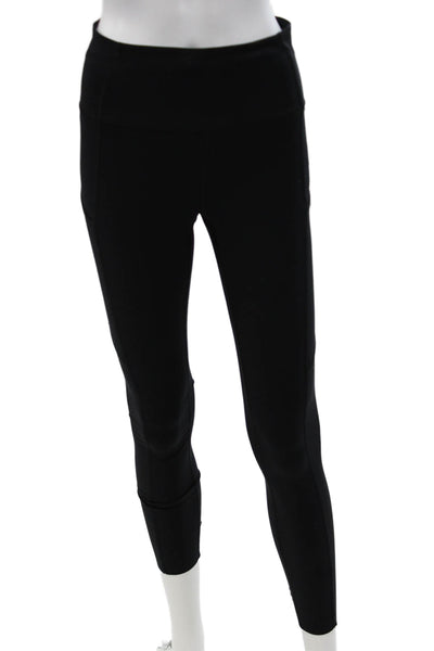 Lululemon Womens Black Ankle Leggings Polyamide Size 4