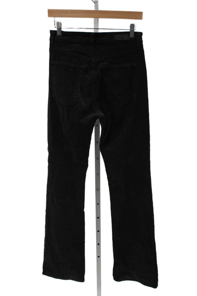 AG Adriano Goldschmied Women Black High Rise Dress Pants Size 27