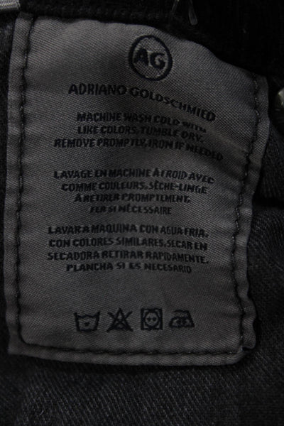 AG Adriano Goldschmied Women Black High Rise Dress Pants Size 27