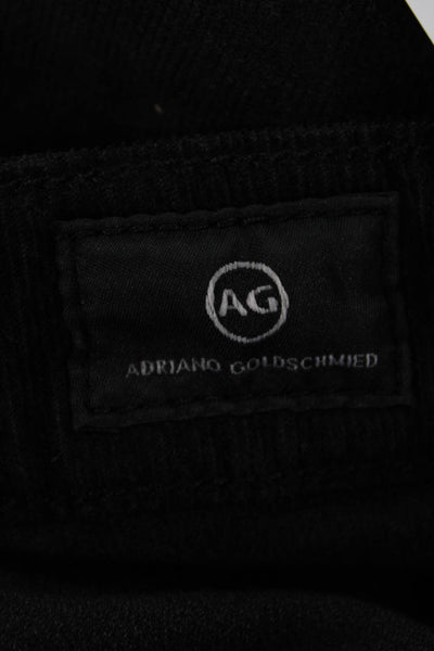AG Adriano Goldschmied Women Black High Rise Dress Pants Size 27